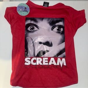 SCREAM HORROR DOG SHIRT LARGE